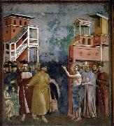 GIOTTO di Bondone Renunciation of Wordly Goods china oil painting artist